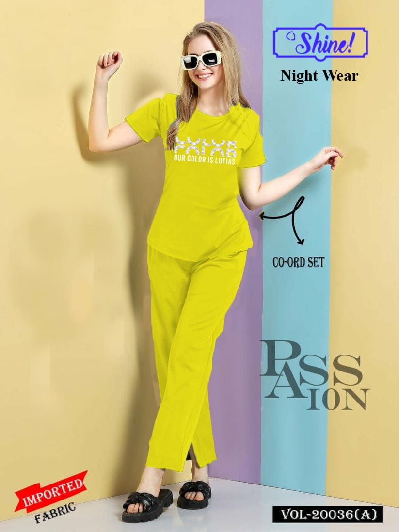 Co-Ord Set Cotton Cool Summer Breeze Night Dress Pajamas