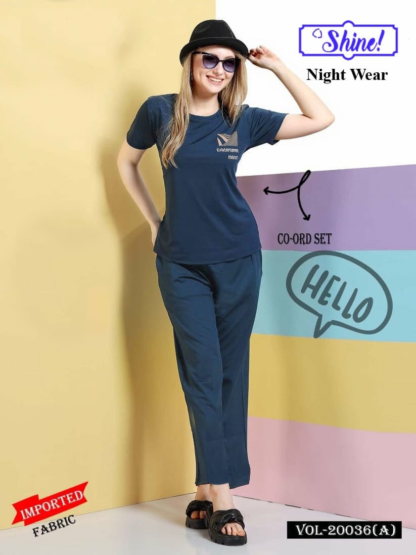 Summer Night Dress Cool Pajama Suit Loungewear