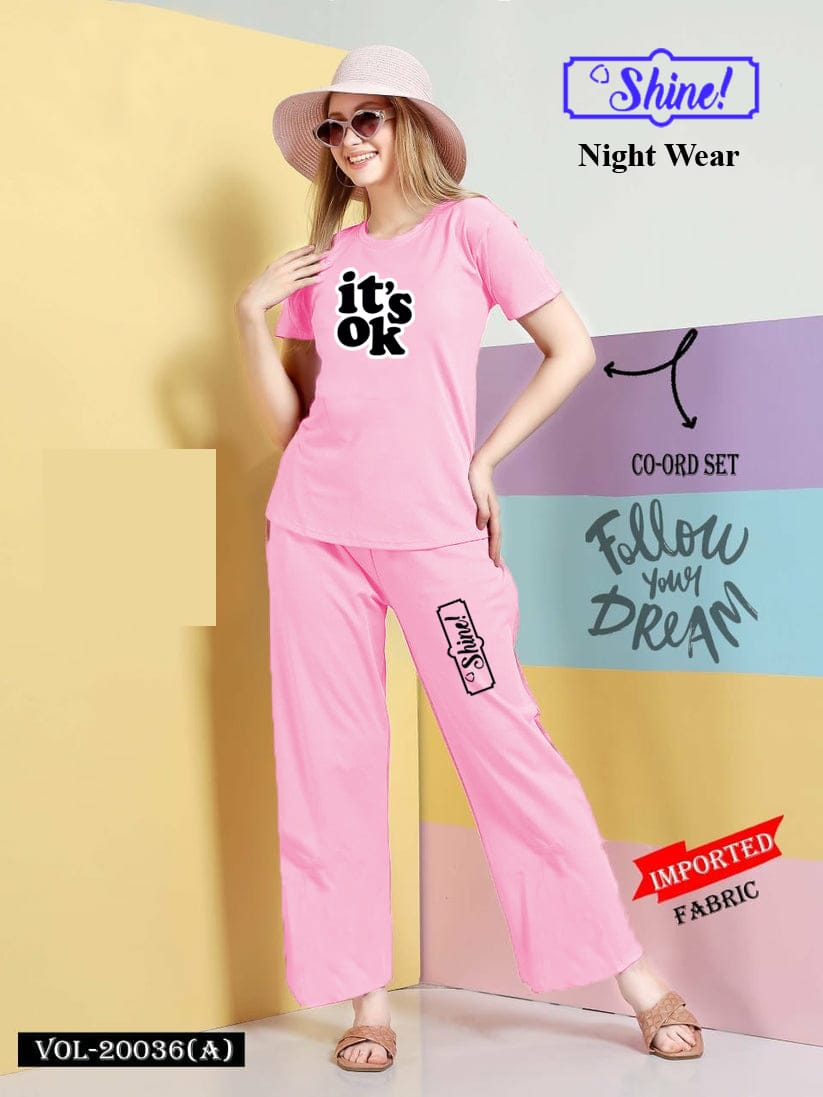 Summer Night Dress Cool Gesture Its Ok Co-Ord Set