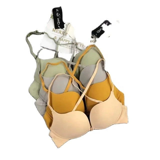 Cross Back Front Open Bra - Basic