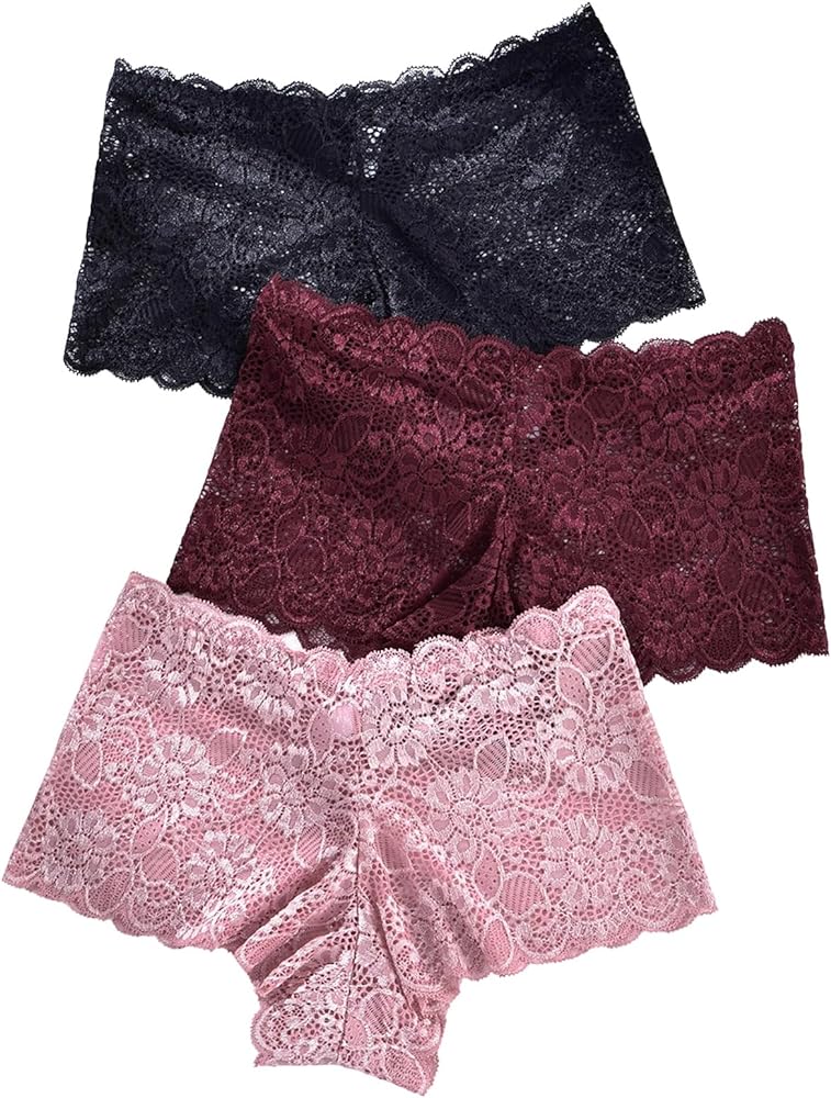 Net Boxer Underwear Women Panties - Basic