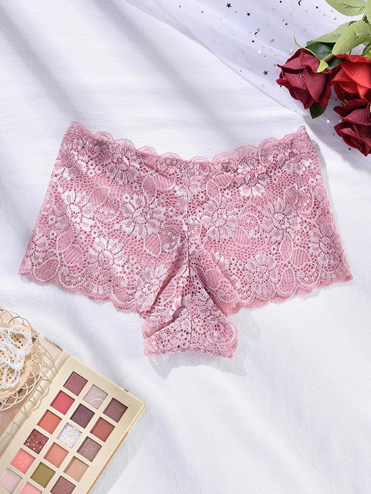 Net Boxer Underwear Women Panties - Basic