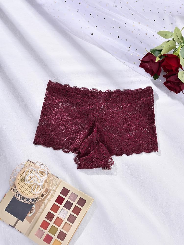 Net Boxer Underwear Women Panties - Basic