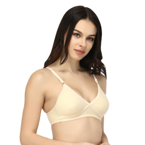 Seamless Cotton Bra Full Coverage Pack of Two