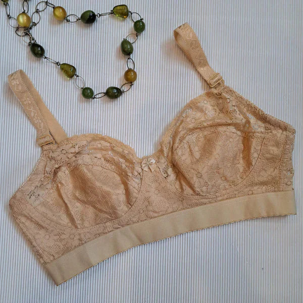 Basic Galaxy Breathable Net Bra Wide Strap for Full Support and Coverage